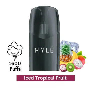 MYLE V5 Iced Tropical Fruit Pods with Mesh Coil and Nicotine Salt for MYLE V5 Meta Device UAE