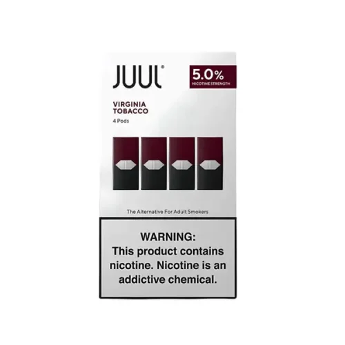JUUL Virginia Tobacco Pods 5% Nicotine Salt for Original JUUL Device UAE