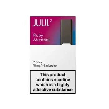 JUUL 2 Ruby Menthol Pods with 18mg Nicotine Salt for JUUL 2 Device UAE