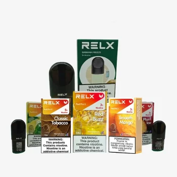 RELX Pod Pro 2 3% prefilled vape pods compatible with RELX Infinity, Infinity 2, Essential, and Artisan devices in UAE