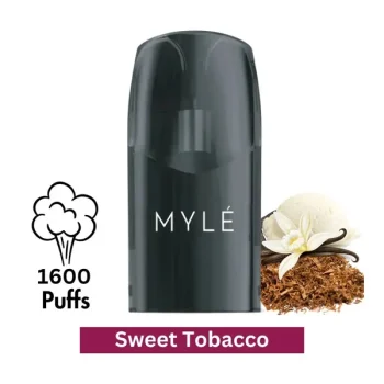 MYLE V5 Sweet Tobacco Pods with Mesh Coil and Nicotine Salt for MYLE V5 Meta Device UAE