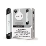 MYLE V5 Elite White Pod Device with 380mAh Battery and USB Type-C Charging UAE