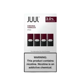JUUL Virginia Tobacco Pods 5% Nicotine Salt 4 Pack for Original JUUL Device UAE