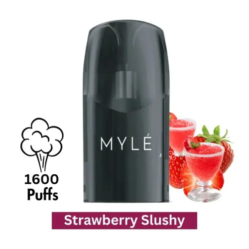MYLE V5 Strawberry Slushy Pods with Mesh Coil and Nicotine Salt for MYLE V5 Meta Device UAE