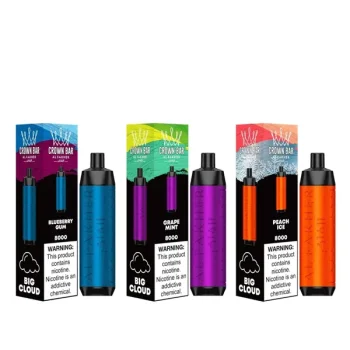 Al Fakher Crown Bar 8000 Puffs 5mg DTL Rechargeable Disposable Vape UAE