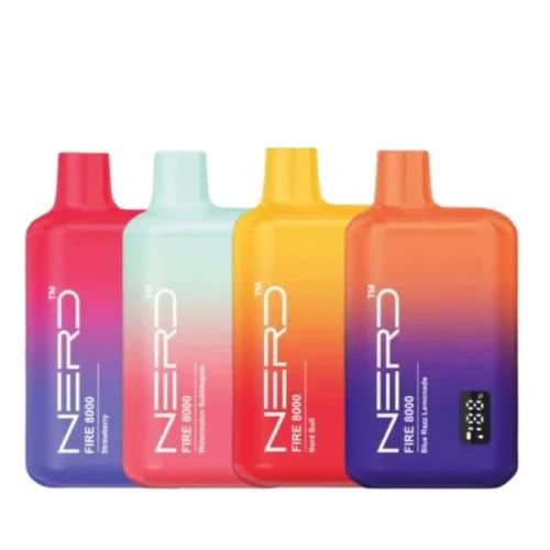 Nerd Fire 8000 Puffs Rechargeable Disposable Vape 20mg UAE