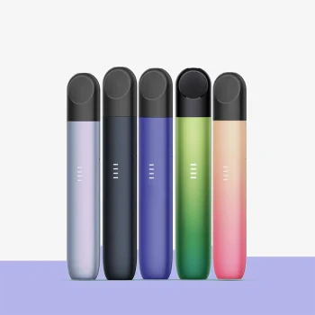 RELX Infinity Plus Device rechargeable pod vape with 380mAh battery, USB Type-C charging, and RELX Pod Pro compatibility in UAE