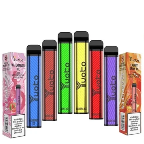 Yuoto XXL 2500 Puffs Disposable Vape 50mg Nicotine 1200mAh UAE
