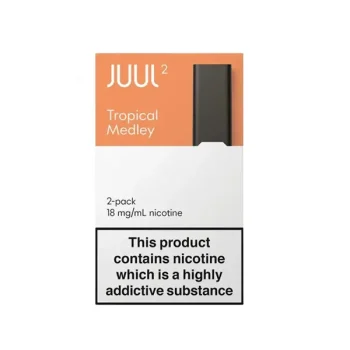JUUL 2 Tropical Medley Pods with 18mg Nicotine Salt for JUUL 2 Device UAE