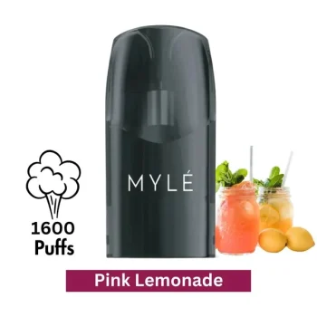 MYLE V5 Pink Lemonade Pods with Mesh Coil and Nicotine Salt for MYLE V5 Meta Device UAE