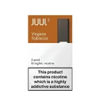 JUUL 2 Virginia Tobacco Pods with 18mg Nicotine Salt for JUUL 2 Device UAE