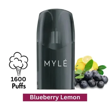 MYLE V5 Blueberry Lemon Pods with Mesh Coil and 2% Nicotine Salt for MYLE V5 Device UAE