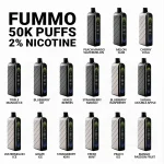 FUMMO Nova 50000 Puffs Rechargeable Disposable Vape 20mg UAE