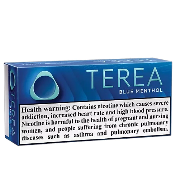 IQOS TEREA Blue Indonesian deep cooling menthol flavor heated tobacco sticks