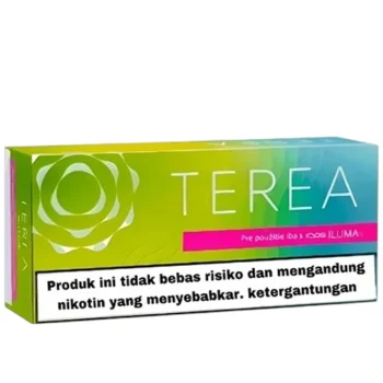 IQOS TEREA Bright Wave Indonesian fresh mint and green fruit aroma tobacco sticks