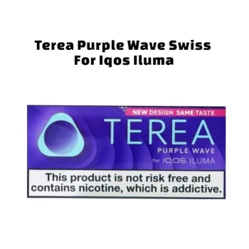 IQOS TEREA Purple Wave Switzerland sticks for IQOS ILUMA with cooling menthol and berry flavor available in UAE at TEREA Dubai