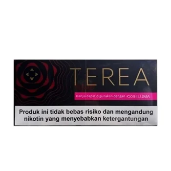 IQOS TEREA Scarlet crisp menthol and juicy red berry flavor tobacco sticks pack