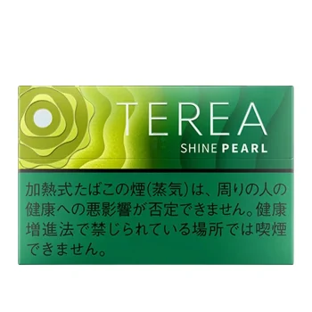 IQOS TEREA Shine Pearl Japan cooling mint and fresh green fruit capsule sticks pack