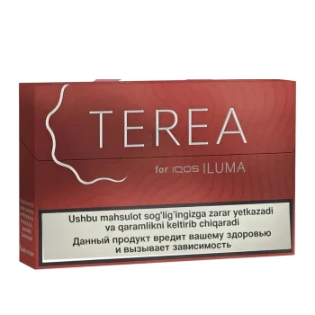IQOS TEREA Sienna Uzbekistan woody and nutty flavor tobacco sticks pack