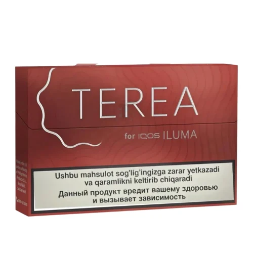 IQOS TEREA Sienna Uzbekistan woody and nutty flavor tobacco sticks pack