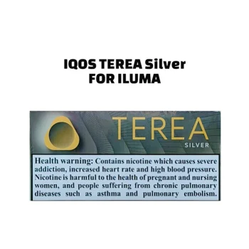IQOS TEREA Silver Italy sticks for IQOS ILUMA with smooth and balanced tobacco flavor available in UAE at TEREA Dubai