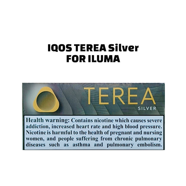 IQOS TEREA Silver Italy sticks for IQOS ILUMA with smooth and balanced tobacco flavor available in UAE at TEREA Dubai