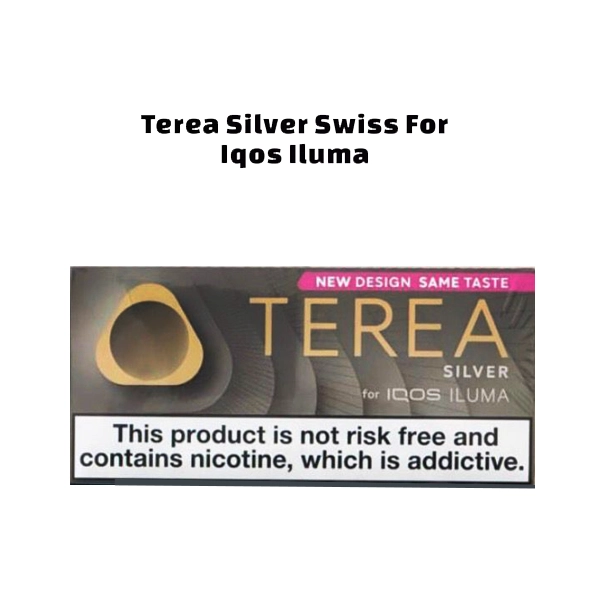IQOS TEREA Silver Switzerland sticks for IQOS ILUMA with smooth and balanced tobacco flavor available in UAE at TEREA Dubai