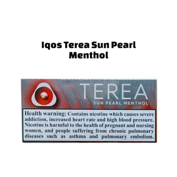 IQOS TEREA Sun Pearl Menthol Italy sticks for IQOS ILUMA with fruity tropical and refreshing menthol flavor available in UAE at TEREA Dubai
