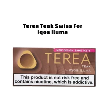 IQOS TEREA Teak Switzerland sticks for IQOS ILUMA with rich and balanced tobacco flavor available in UAE at TEREA Dubai