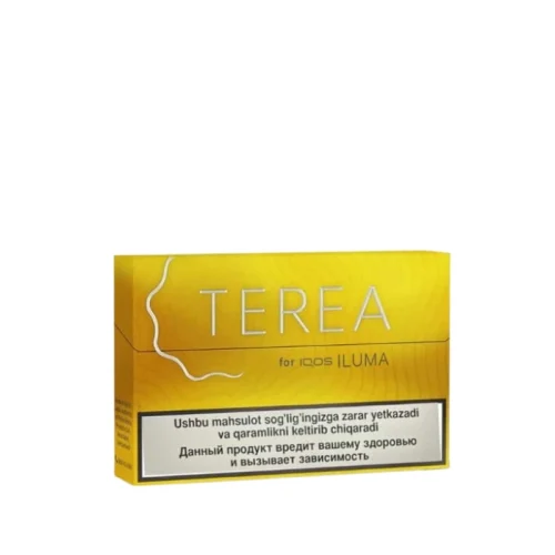 IQOS TEREA Yellow Uzbekistan mellow citrus flavor tobacco sticks pack