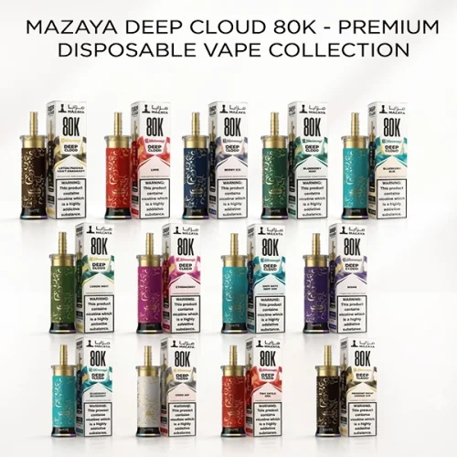 Mazaya Deep Cloud Shisha 80000 Puffs Disposable UAE