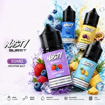Nasty Burst 30ml Salt Nicotine 50mg UAE | Terea Dubai