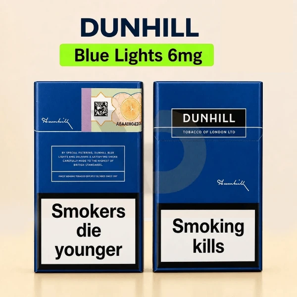 Dunhill Blue Lights Cigarettes Dubai – 6mg Tar, 20 Cigarettes Pack | Terea Dubai