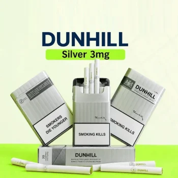 Dunhill 3mg Silver Cigarettes UAE – Light Tobacco Cigarette Pack | Terea Dubai