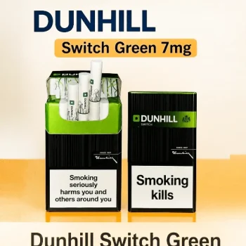 Dunhill Switch Green Cigarettes Dubai with Menthol Capsule Filter | Terea Dubai