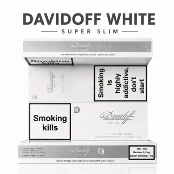 Davidoff White Super Slim Cigarettes Dubai | Terea Dubai