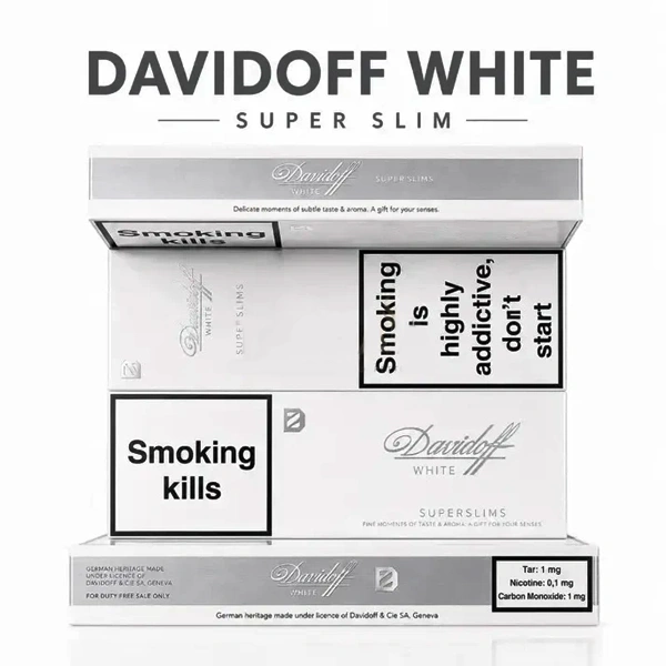 Davidoff White Super Slim Cigarettes Dubai | Terea Dubai