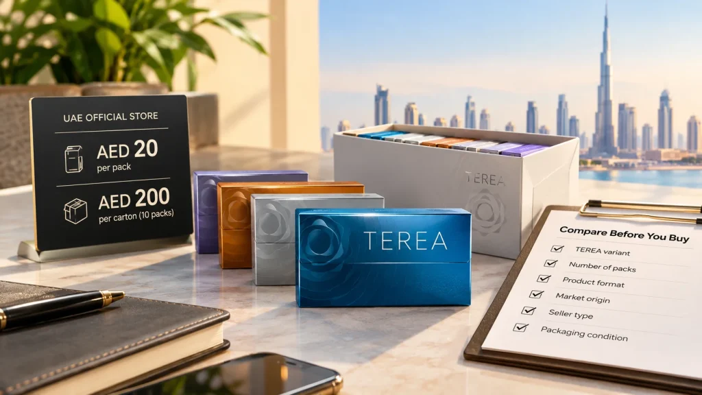 TEREA UAE Price vs Imported TEREA Price in UAE
