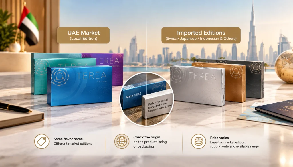 UAE TEREA vs Imported TEREA