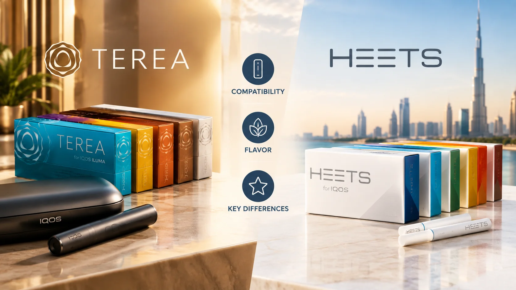 TEREA vs HEETS